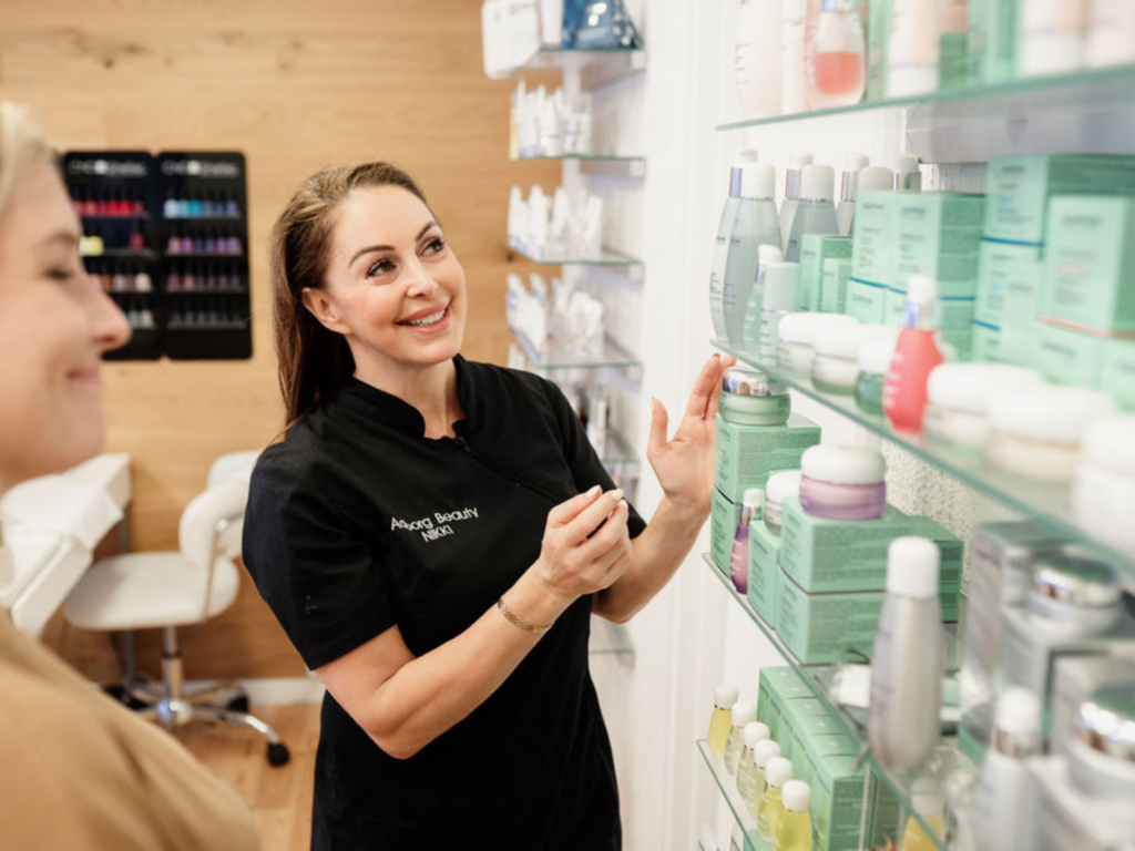 Aalborg Beauty fremvisning af produkter